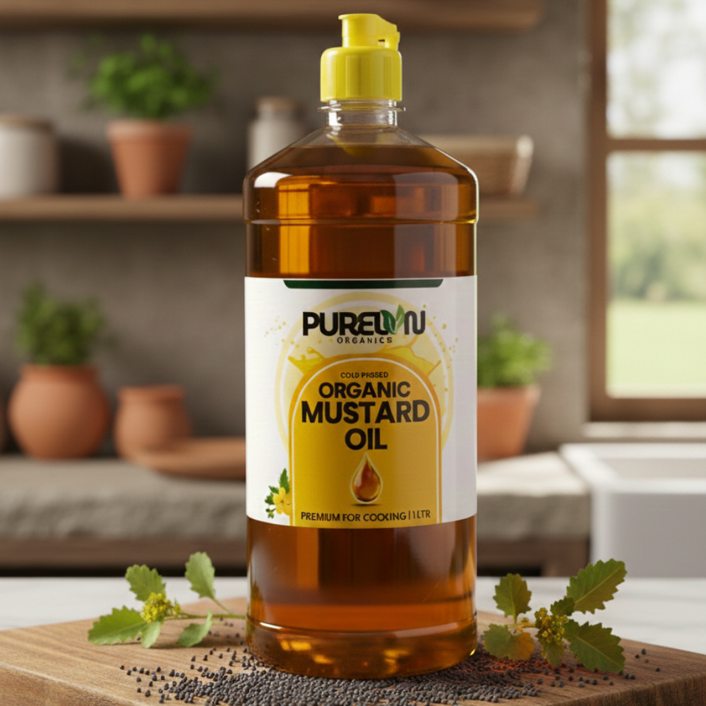 1ltr Mustard Oil (Cold Pressed)