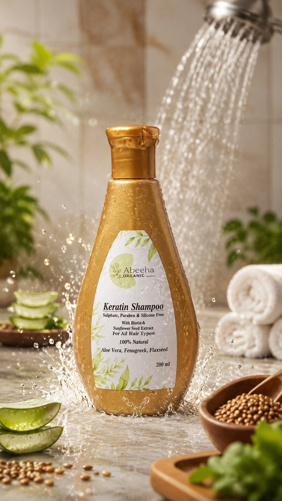 Abeeha organic keratin shampoo