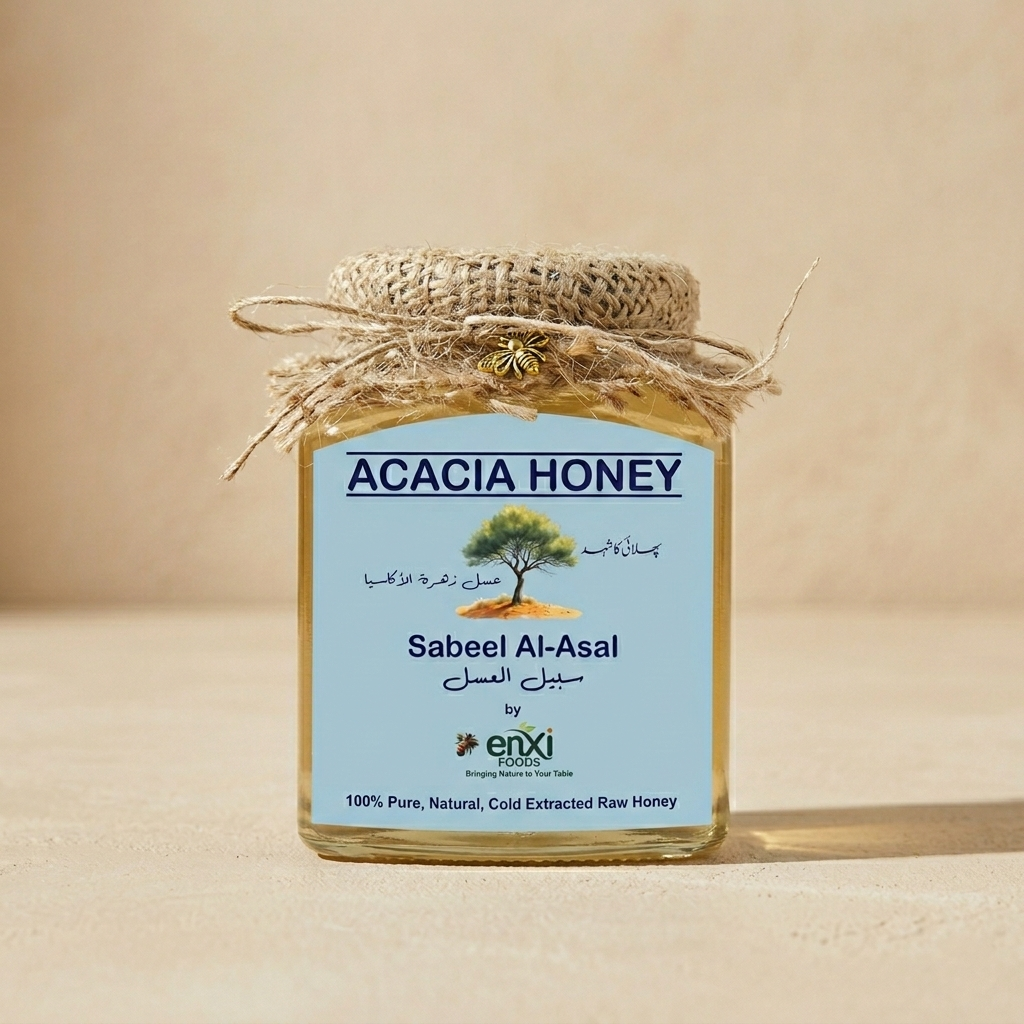 Acacia Honey - Pure, Raw, Cold Extracted, Unprocessed - 500g
