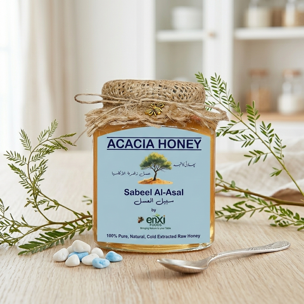 Acacia Honey - Pure, Raw, Cold Extracted, Unprocessed - 500g